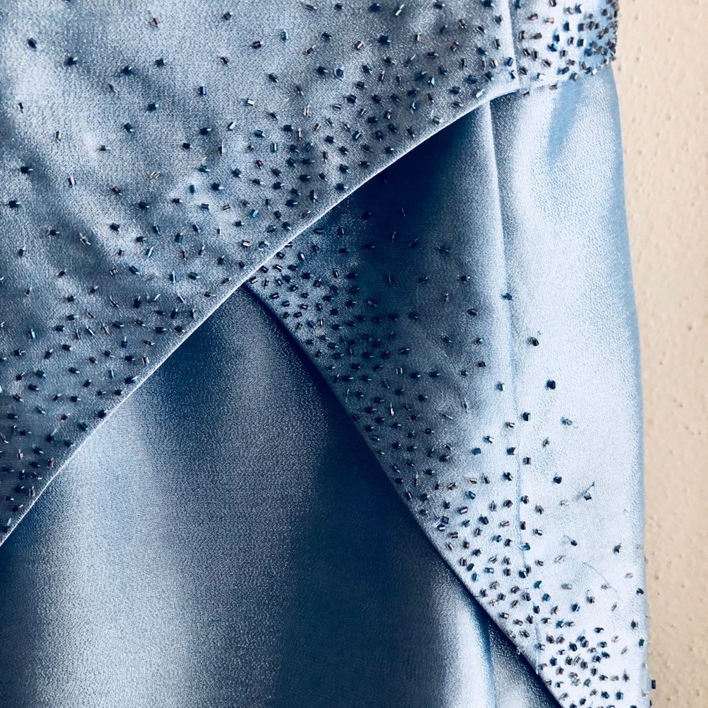 NWOTProm Dress! Periwinkle, Open Back with Sequins - Picture 6 of 8